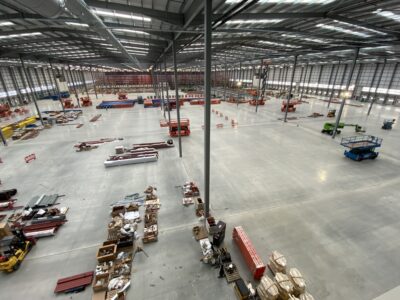 Regional Fulfilment Centre Fire Detection System Project Works, Lutterworth, Leicestershire photograph
