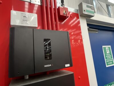 Regional Fulfilment Centre Fire Detection System Project Works, Lutterworth, Leicestershire photograph