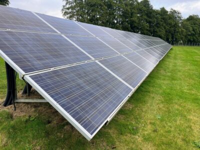 Solar PV Farm Security Systems Project Works, Oxfordshire photograph