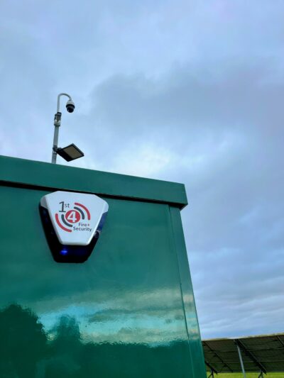 Solar PV Farm Security Systems Project Works, Oxfordshire photograph