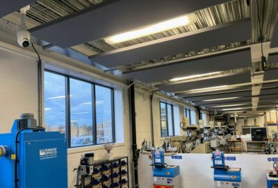 A photo of a recent Fire and/or Security System installation