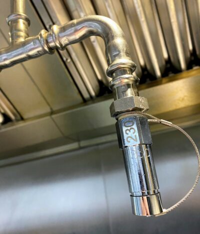 Image of our fire and security installation at a customer's premises.