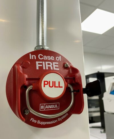 Image of our fire and security installation at a customer's premises.