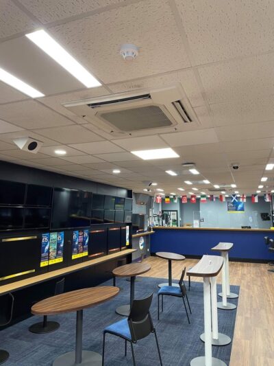 Image of our fire and security installation at a customer's premises.