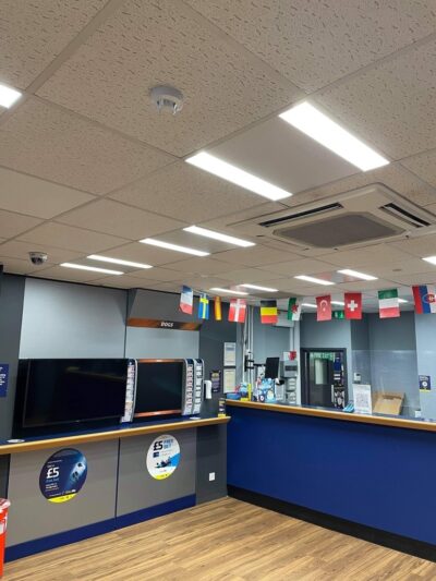 Image of our fire and security installation at a customer's premises.