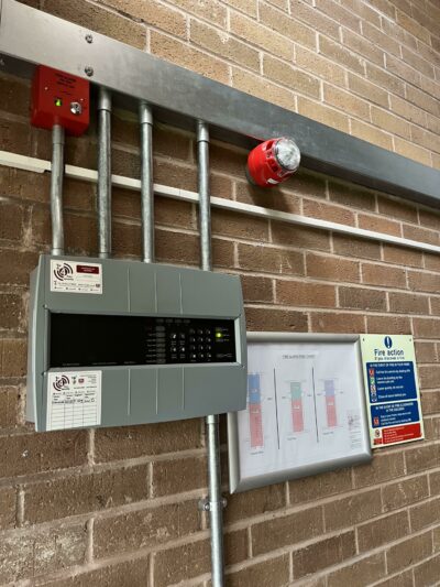 Image of our fire and security installation at a customer's premises.