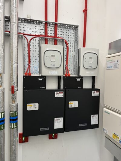 Image of our fire and security installation at a customer's premises.